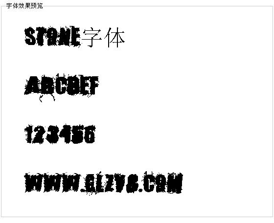 Stone字体