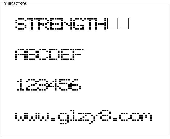 STRENGTH字体