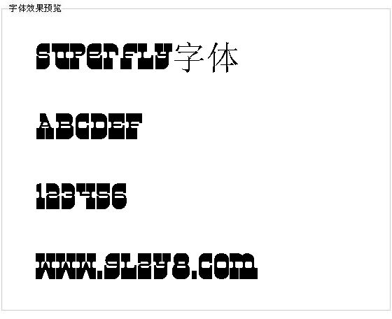 Superfly字体