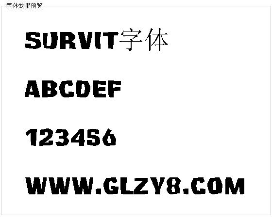 Survit字体