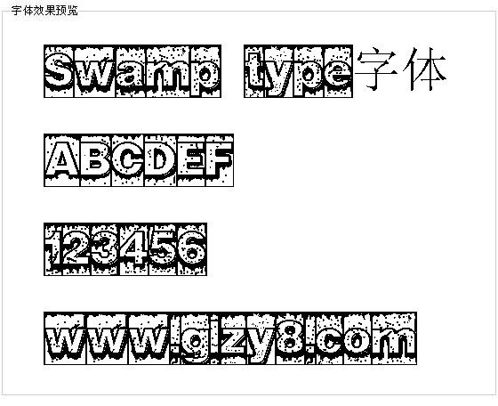 Swamp type字体