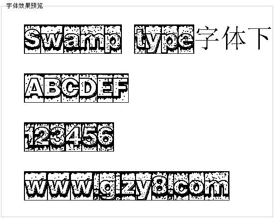 Swamp type字体下载