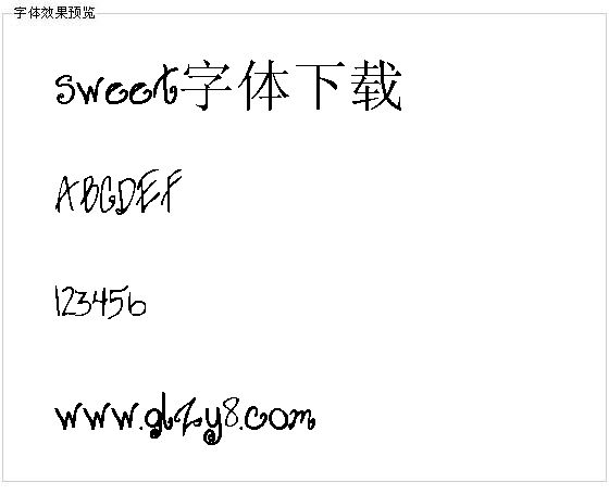 sweet字体下载