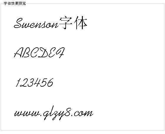 Swenson字体