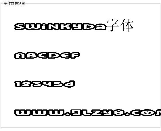 Swinkyda字体