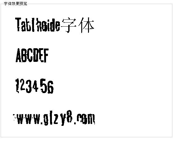 Tablhoide字体