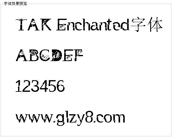 TAK Enchanted字体