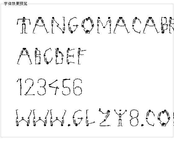 Tangomacabre字体