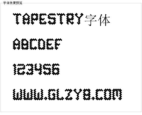 tapestry字体