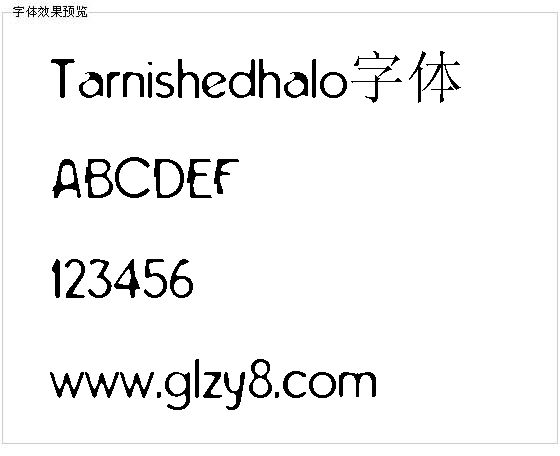 Tarnishedhalo字体