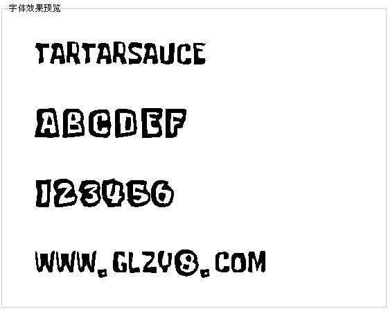 tartarsauce字体