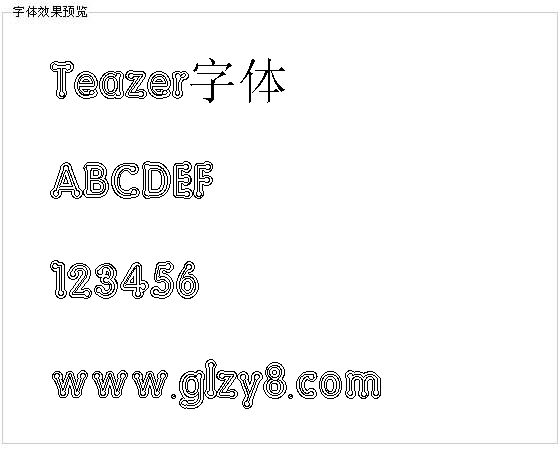 Teazer字体