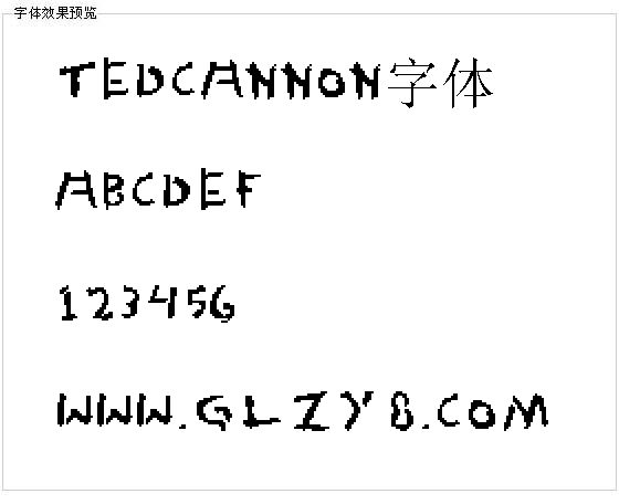 Tedcannon字体