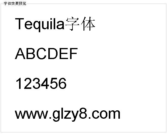 Tequila字体