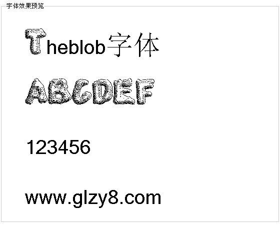 Theblob字体