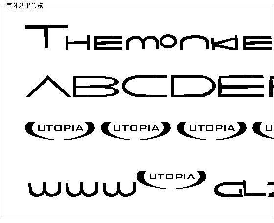 Themonkies字体