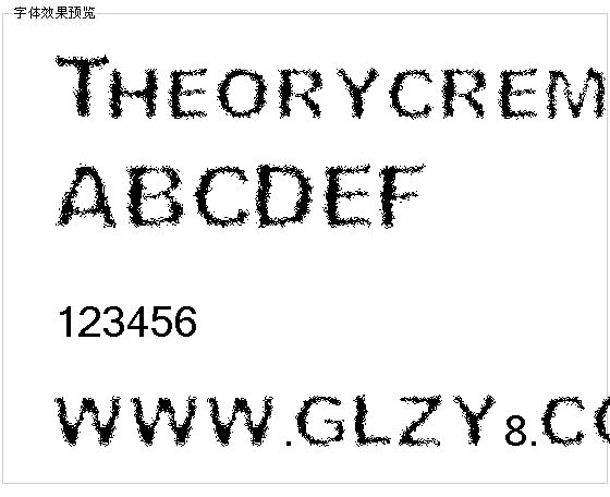 Theorycremation字体