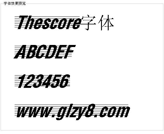 Thescore字体