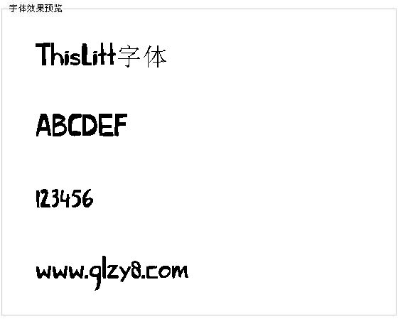 ThisLitt字体