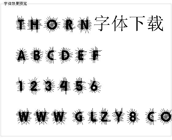 Thorn字体下载