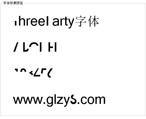 ThreeParty字体