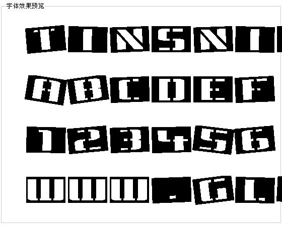 Tinsnips字体