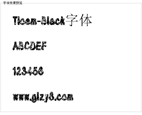 Tioem-Black字体