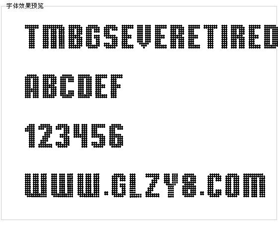 Tmbgseveretireda字体