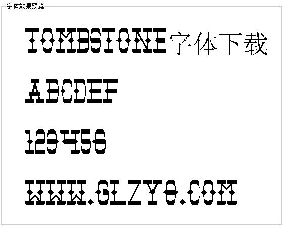 Tombstone字体下载