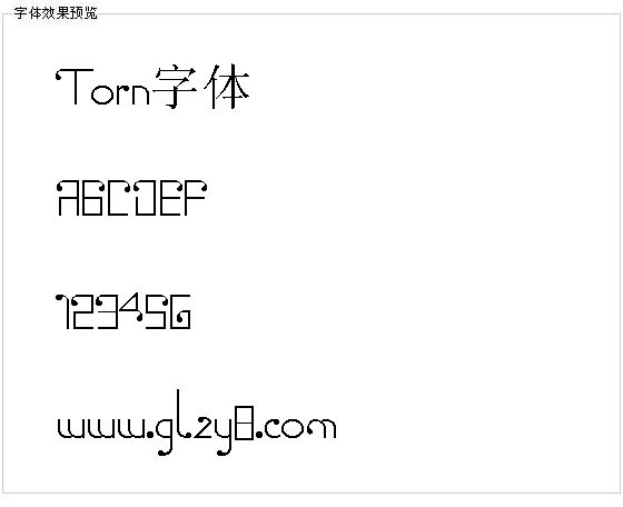 Torn字体