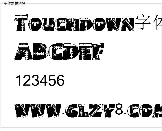 Touchdown字体下载