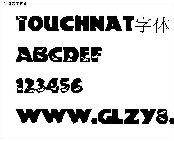 Touchnat字体