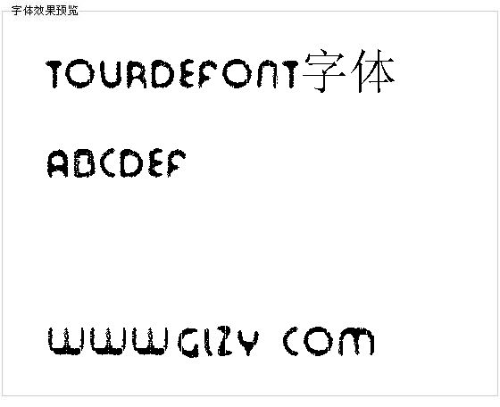 Tourdefont字体