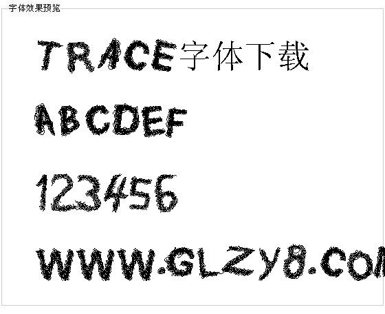 Trace字体下载