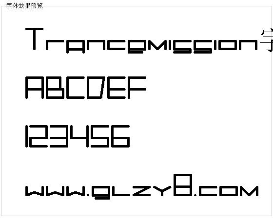 Trancemission字体