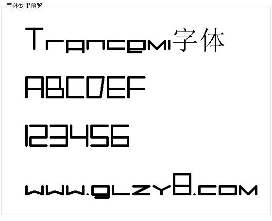 Trancemi字体