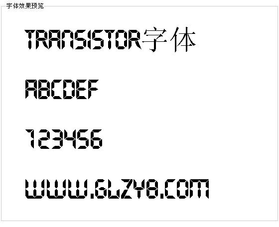 Transistor字体