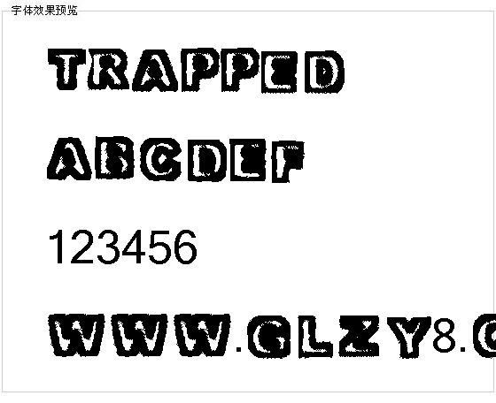 Trapped字体