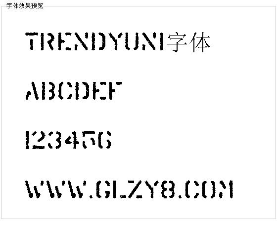 Trendyuni字体