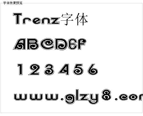 Trenz字体