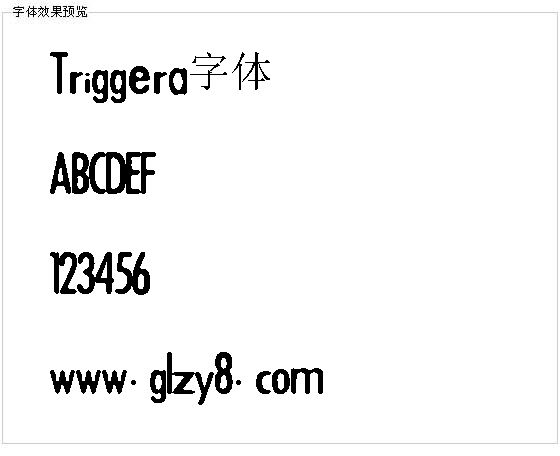 Triggera字体