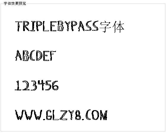 Triplebypass字体