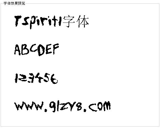 Tspirit1字体