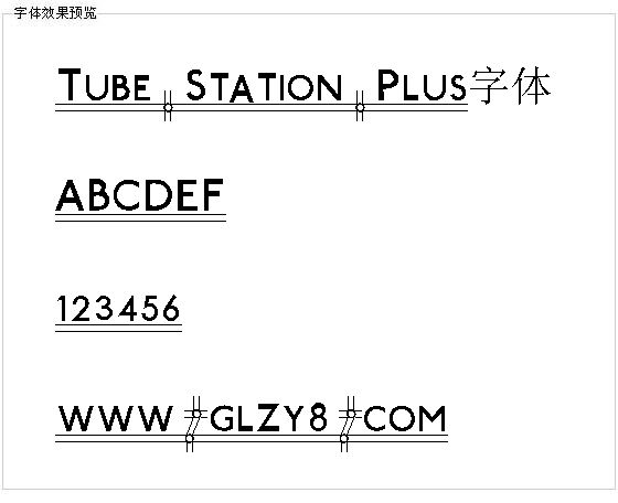 Tube Station Plus字体