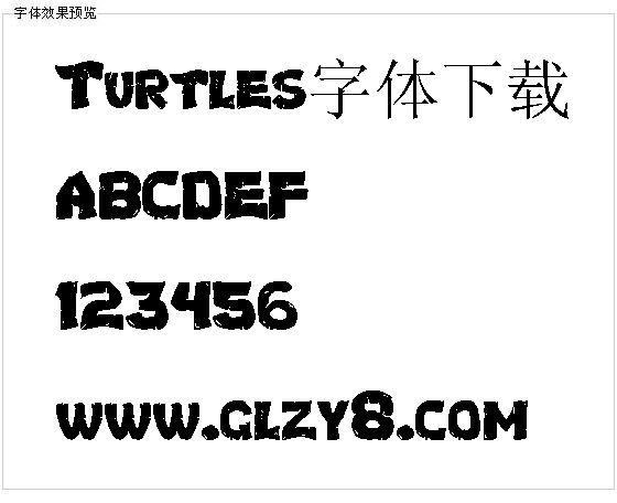 Turtles字体下载