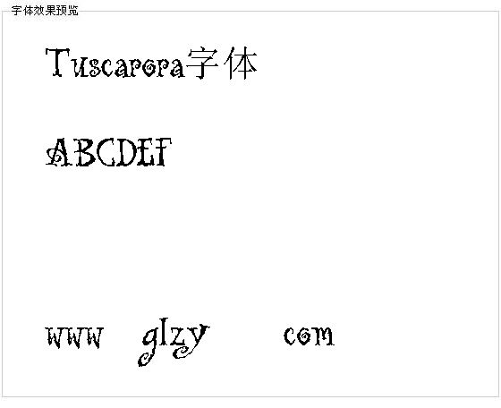 Tuscarora字体