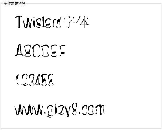 Twisterd字体