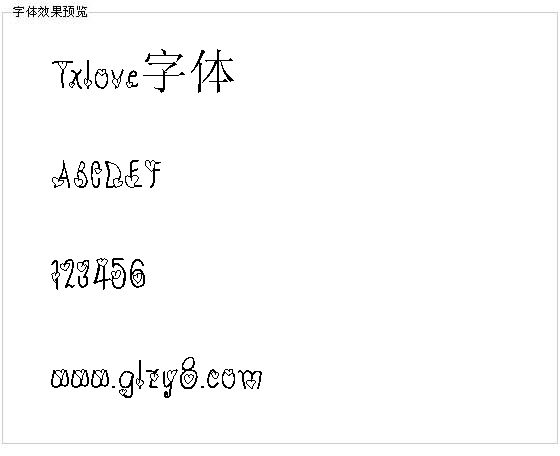 Txlove字体