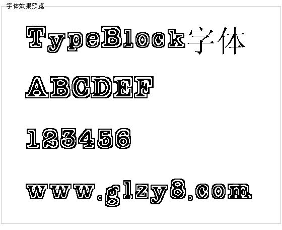 TypeBlock字体