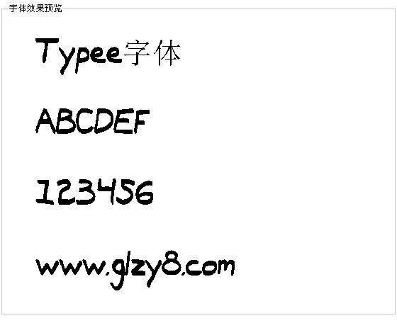 Typee字体